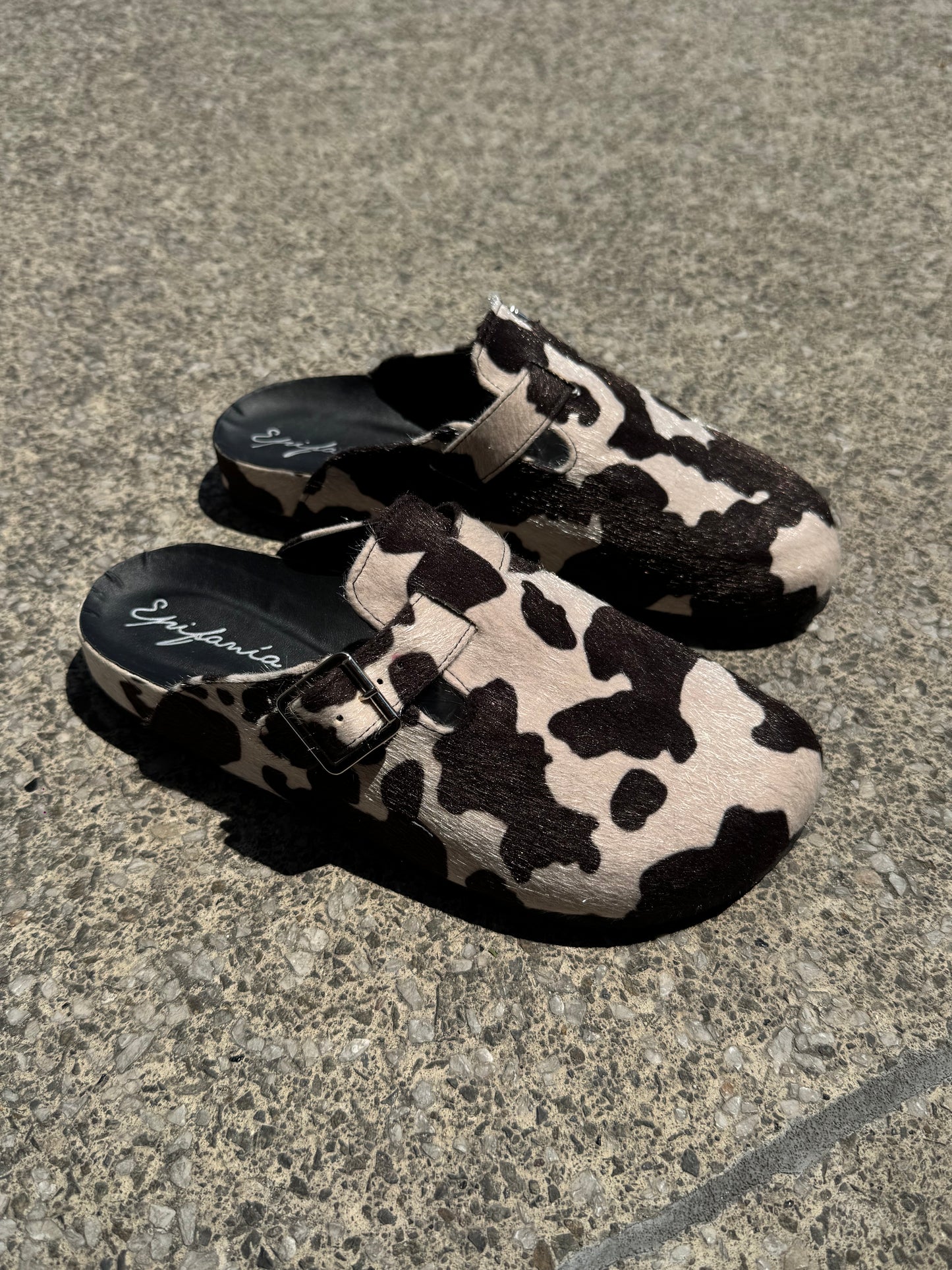 CLOGS VACA NEGRO