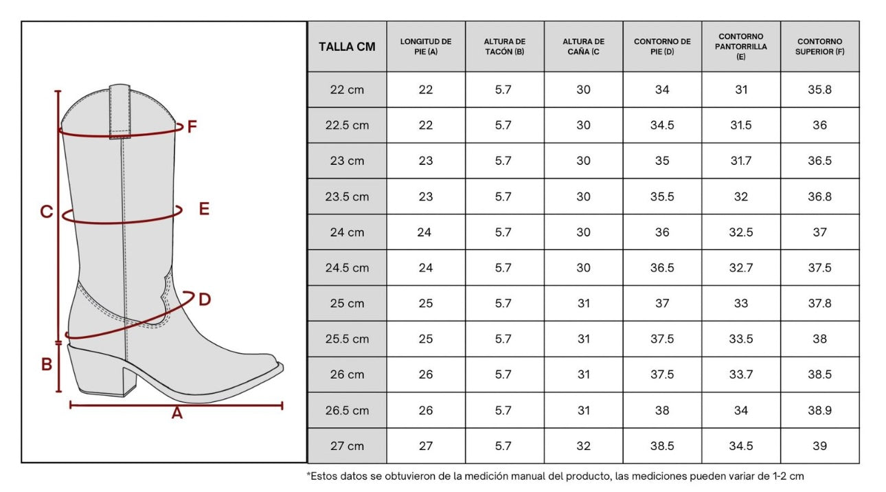 PREVENTA LOVELY BOOTS TINTO