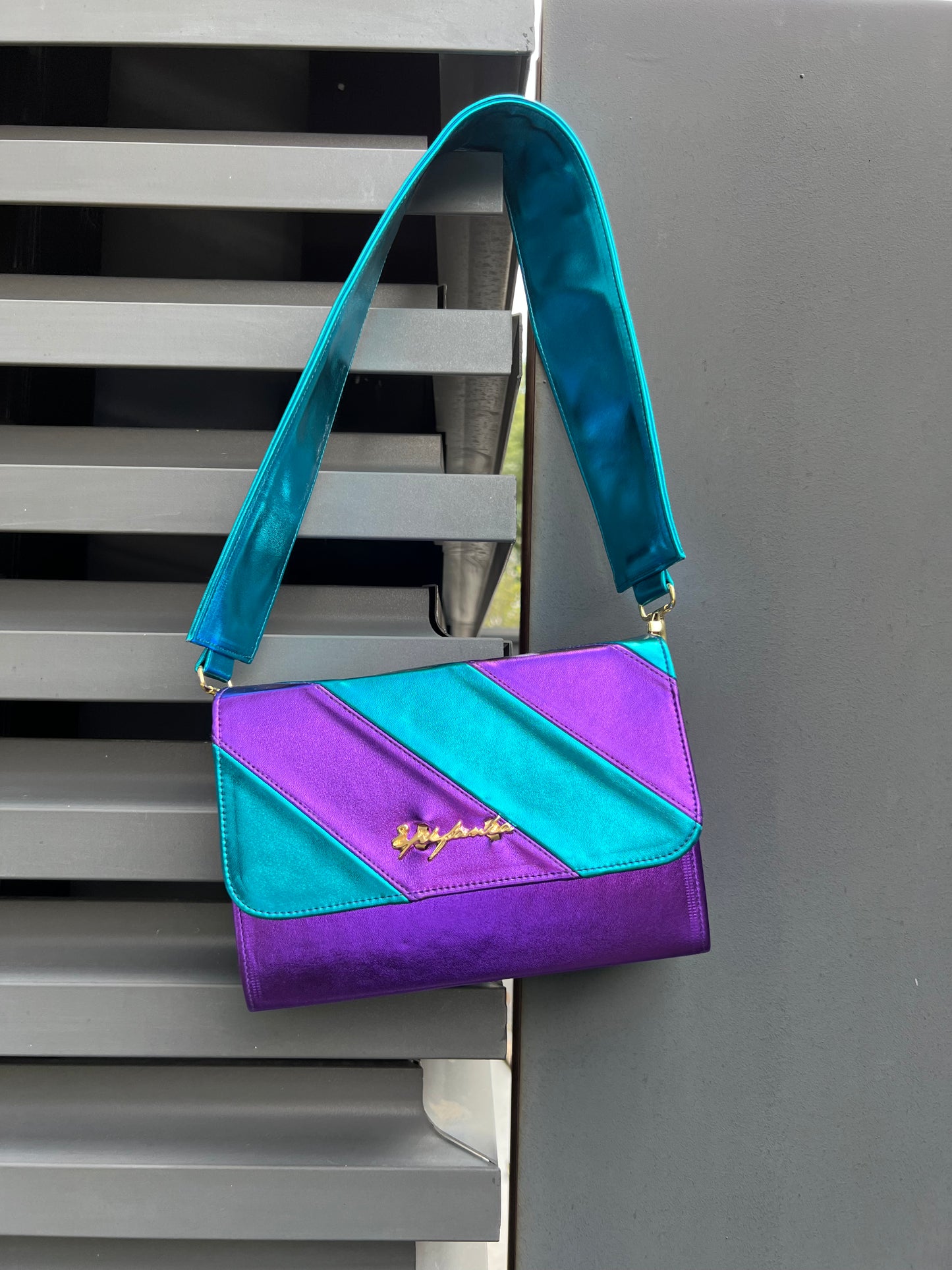 Multicolor bag azul