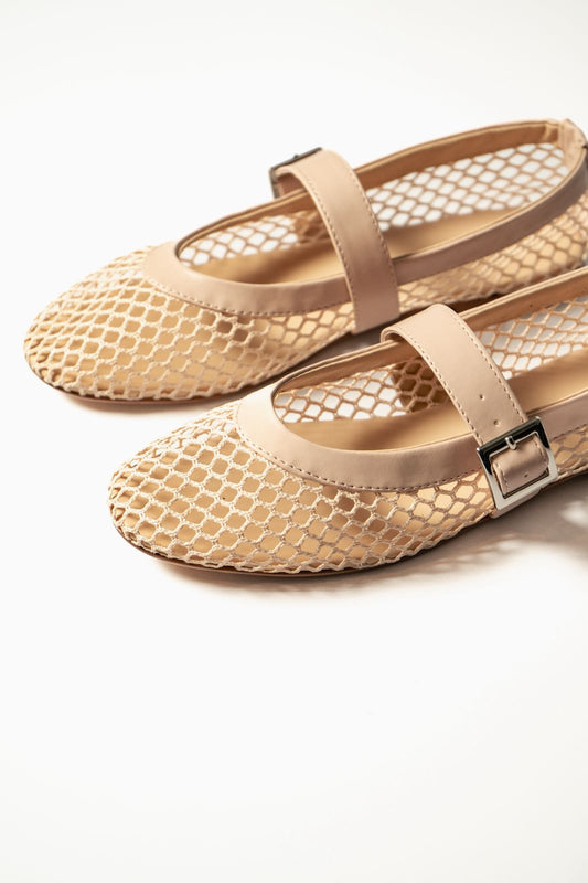 Flats malla nude