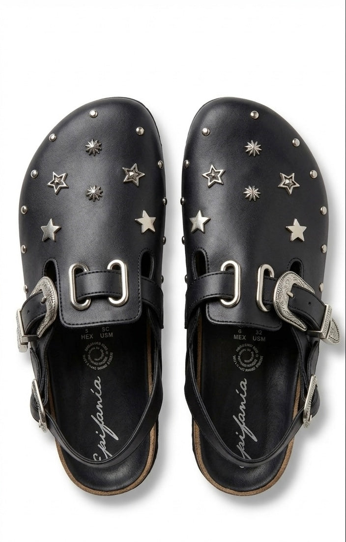 CLOGS NEGRO TOBILLERA