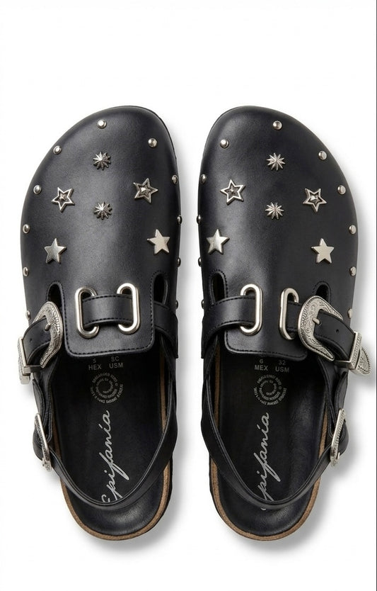 CLOGS NEGRO TOBILLERA