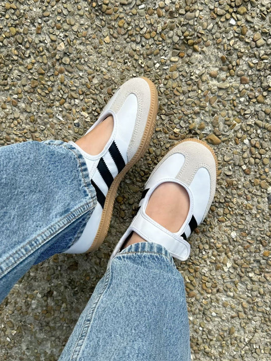 Flats cora blanco