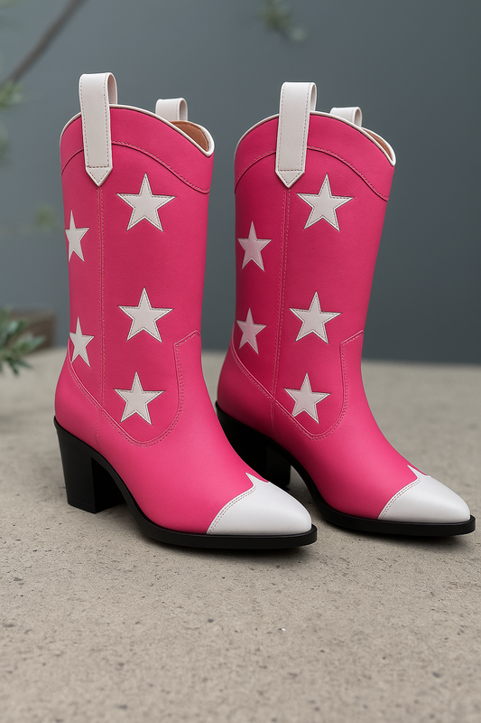 Cowboy star pink