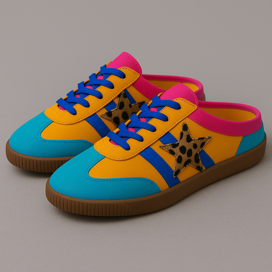 Lolis mule multicolor naranja