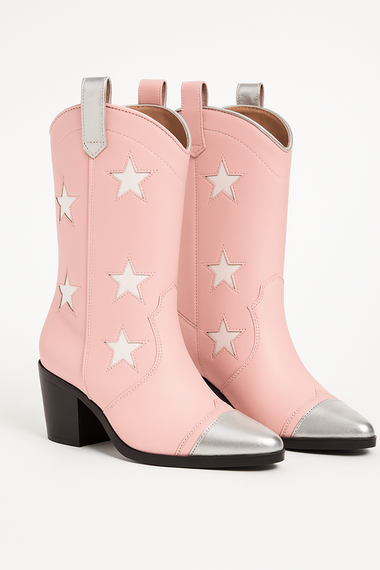 Cowboy star soft pink