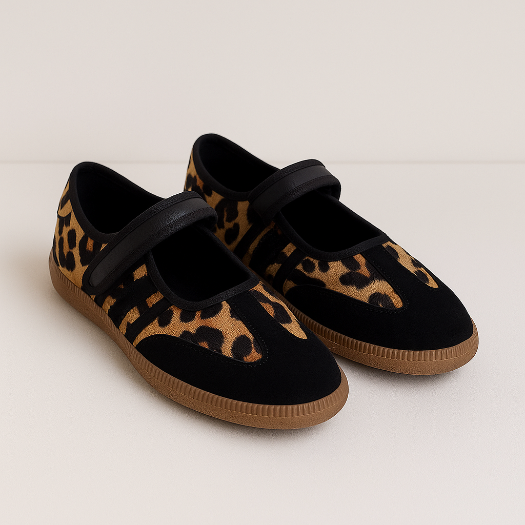 Flats cora leopardo