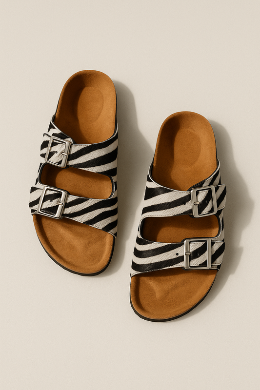 SANDALIAS ZEBRA PIEL