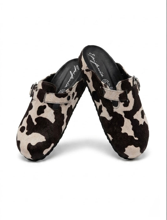 CLOGS VACA NEGRO