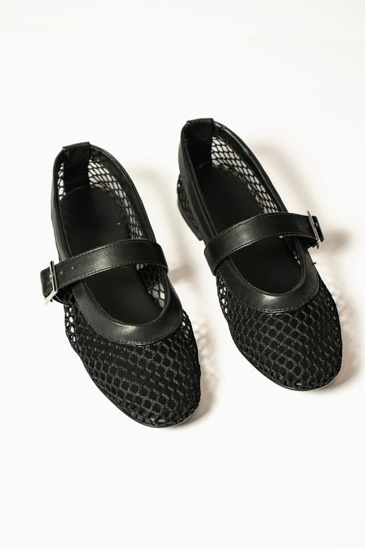 Flats malla negra