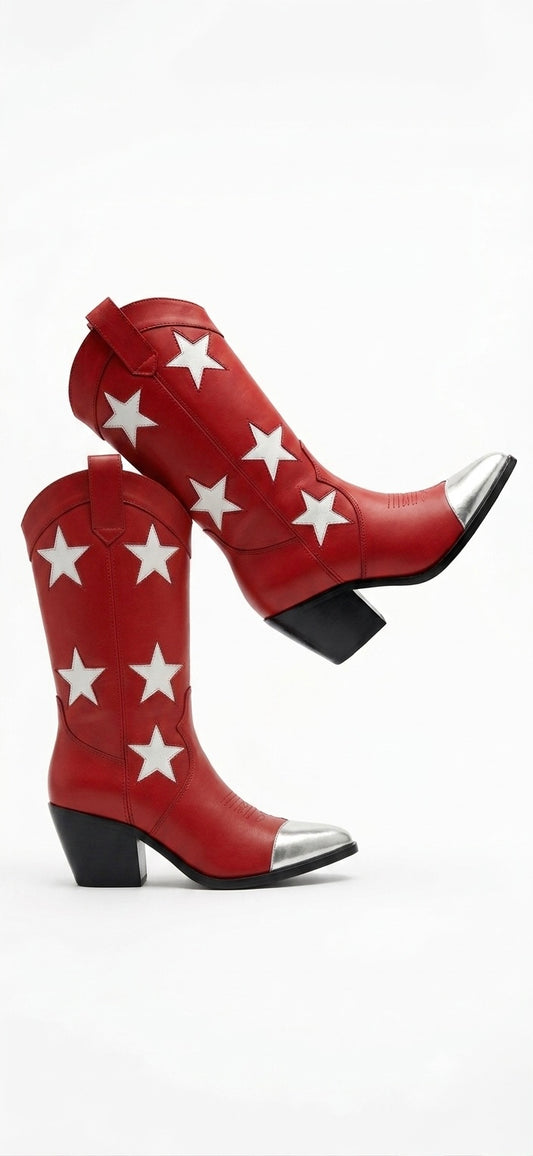Cowboy star red